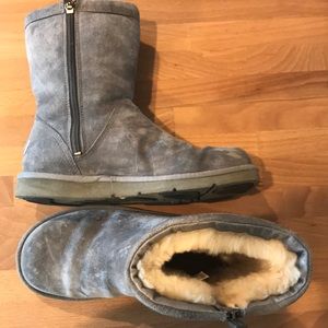 Ugh boots grey, size 7 EUC